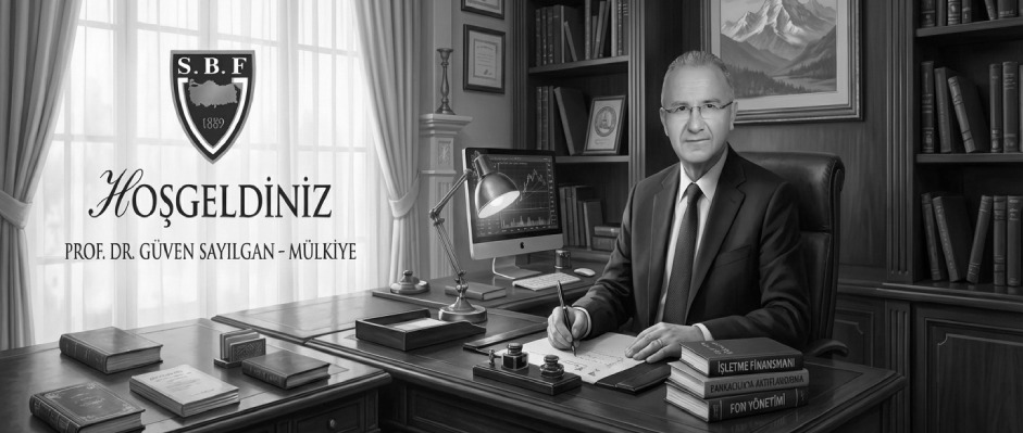 Hoş geldiniz — Prof. Dr. Güven Sayılgan